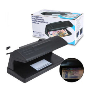 LÁMPARA CON LUZ ULTRAVIOLETA Y REGLETA DE 6CM PARA DETECTAR BILLETES FALSOS